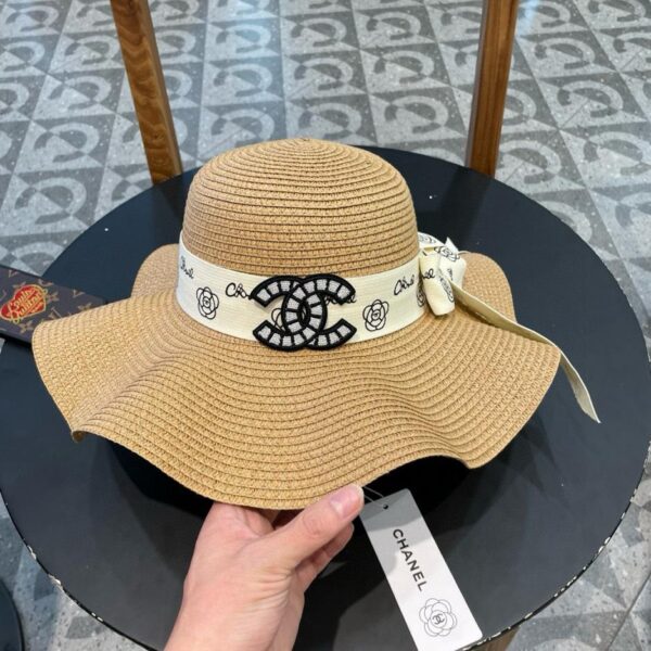 designer,replica,clothing,fake,1:1,lv,luxury,high quality Chanel new big brand cotton yarn straw hat