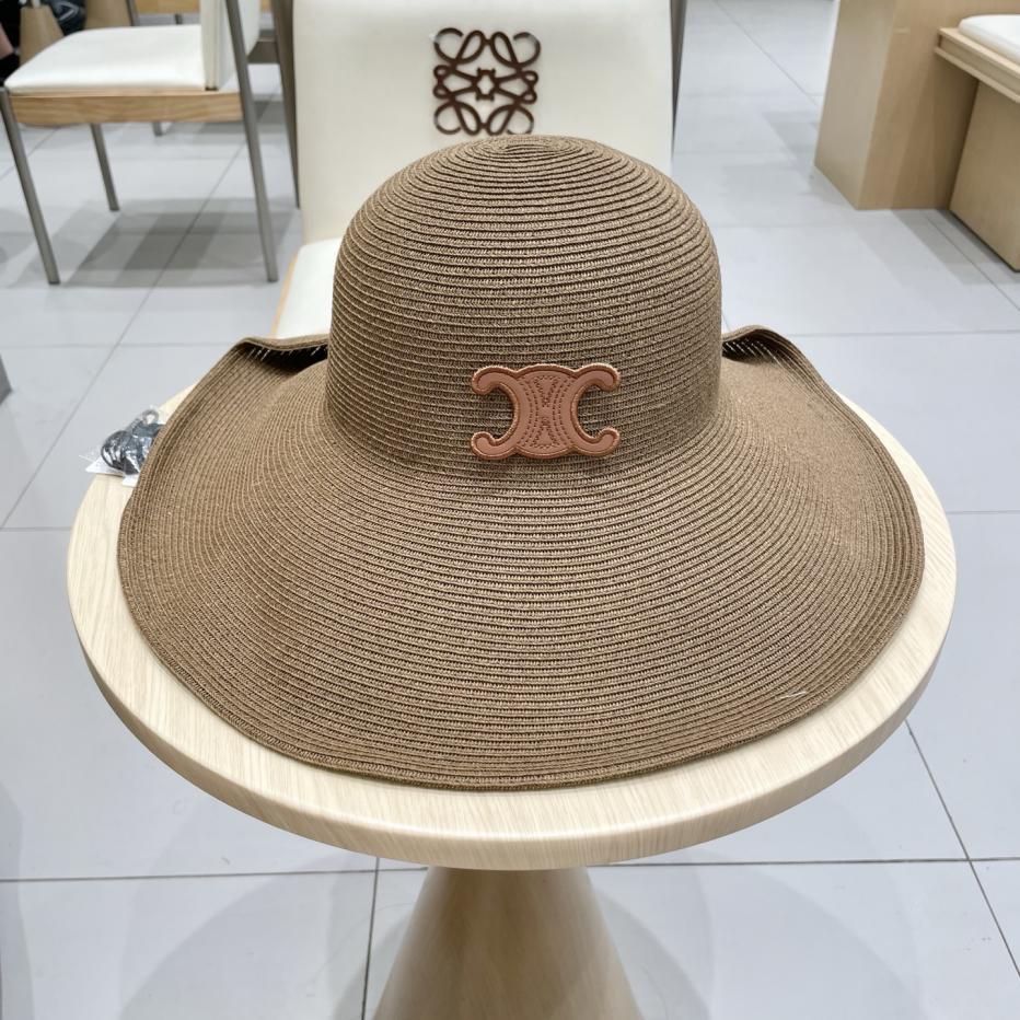 designer,replica,clothing,fake,1:1,lv,luxury,high quality Celine cuffed button big brim straw hat women’s summer foldable sun protection beach hat designer,replica,clothing,fake,1:1,lv,luxury,high quality Celine cuffed button big brim straw hat women’s summer foldable sun protection beach hat