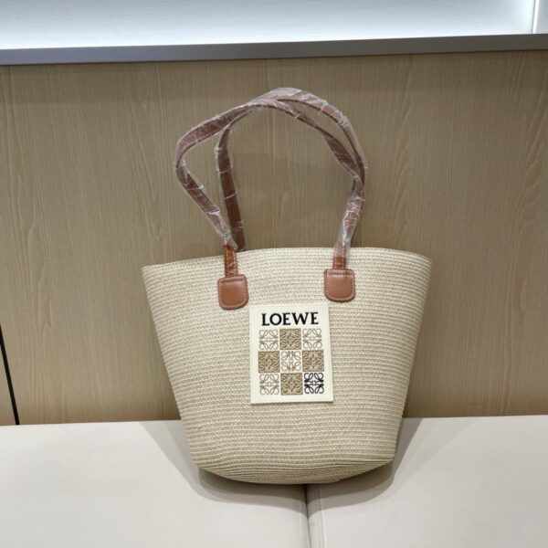 designer,replica,clothing,fake,1:1,lv,luxury,high quality LOEWE large capacity bag new woven handbag travel tote bag