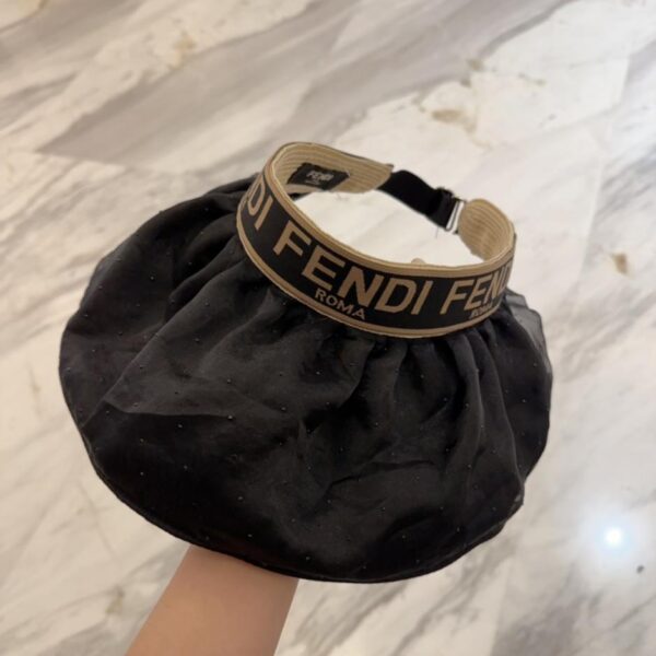 designer,replica,clothing,fake,1:1,lv,luxury,high quality FENDI spring and summer ultra-fine decorative empty top hat