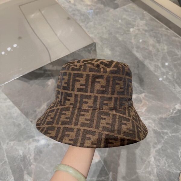 designer,replica,clothing,fake,1:1,lv,luxury,high quality Fendi presbyopic letter bucket hat