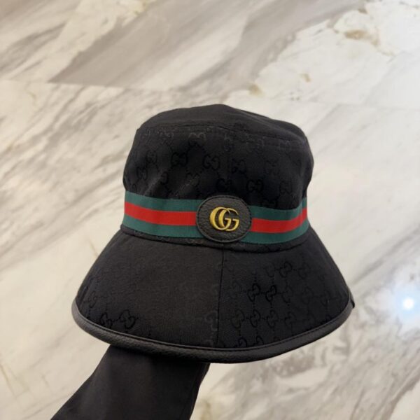 designer,replica,clothing,fake,1:1,lv,luxury,high quality GUCCI counter new simple embroidered fisherman hat