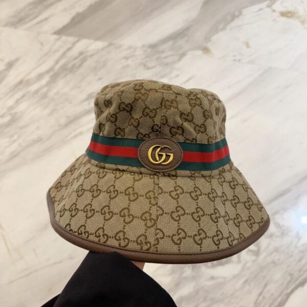 designer,replica,clothing,fake,1:1,lv,luxury,high quality GUCCI counter new simple embroidered fisherman hat