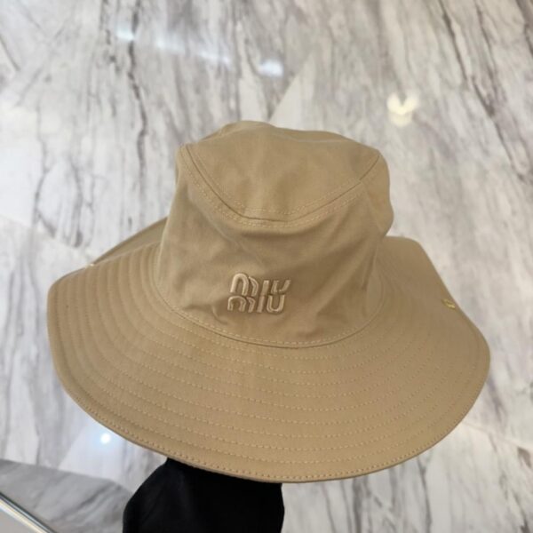 designer,replica,clothing,fake,1:1,lv,luxury,high quality Miu Miu embroidered bucket hat