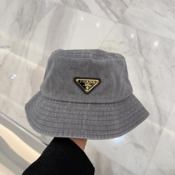 designer,replica,clothing,fake,1:1,lv,luxury,high quality Prada classic triangle bucket hat