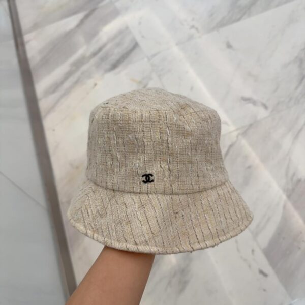 designer,replica,clothing,fake,1:1,lv,luxury,high quality Chanel catwalk autumn and winter braided bucket hat