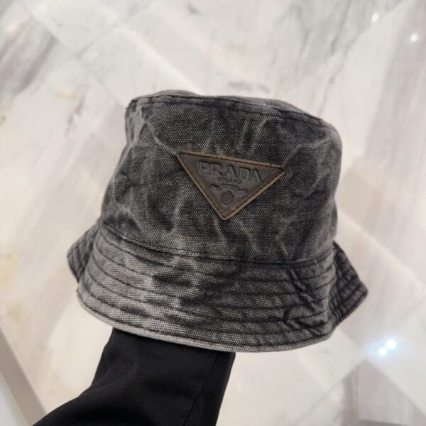 designer,replica,clothing,fake,1:1,lv,luxury,high quality Prada embroidered letter bucket hat