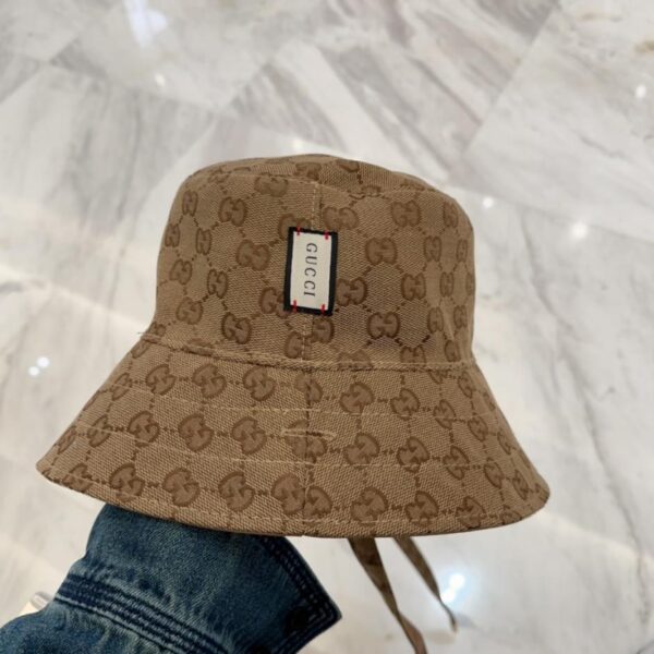 designer,replica,clothing,fake,1:1,lv,luxury,high quality GUCCI new counter synchronized reversible fisherman hat