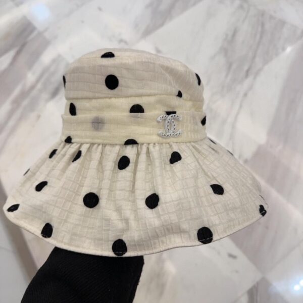 designer,replica,clothing,fake,1:1,lv,luxury,high quality Chanel new spring and summer cloth hat pleated bucket hat