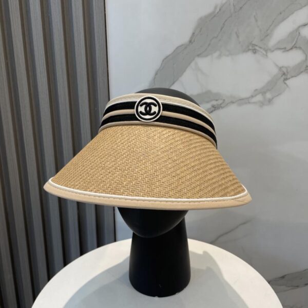designer,replica,clothing,fake,1:1,lv,luxury,high quality Chanel new visor empty top hat