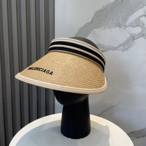 designer,replica,clothing,fake,1:1,lv,luxury,high quality BALENCIAGA new empty top hat sun hat