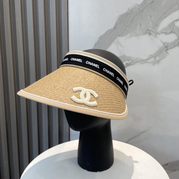 designer,replica,clothing,fake,1:1,lv,luxury,high quality Chanel new visor empty top hat