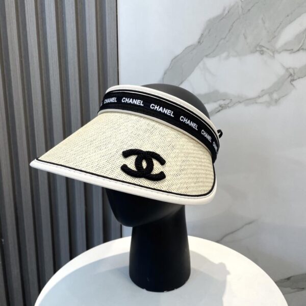 designer,replica,clothing,fake,1:1,lv,luxury,high quality Chanel new visor empty top hat