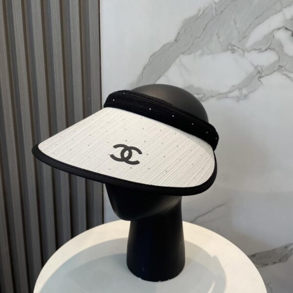designer,replica,clothing,fake,1:1,lv,luxury,high quality Chanel Summer Heavy Craftsmanship Bright Diamond Series Empty Top Hat