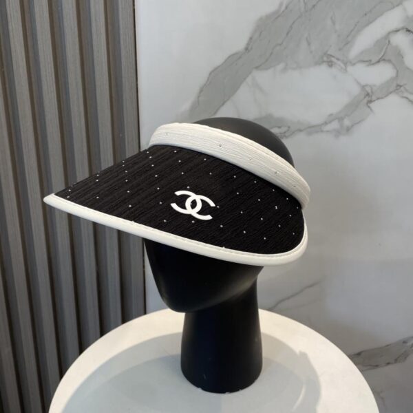 designer,replica,clothing,fake,1:1,lv,luxury,high quality Chanel Summer Heavy Craftsmanship Bright Diamond Series Empty Top Hat