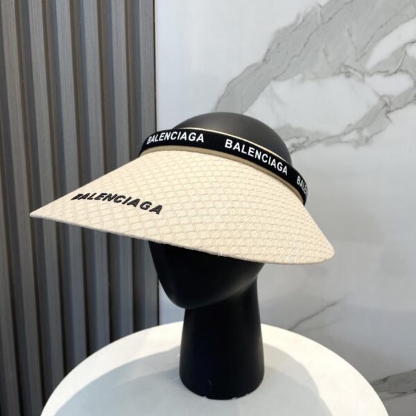 designer,replica,clothing,fake,1:1,lv,luxury,high quality BALENCIAGA new empty top hat sun hat