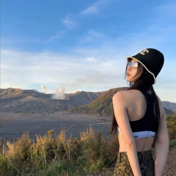 designer,replica,clothing,fake,1:1,lv,luxury,high quality Chanel bucket hat lambskin logo