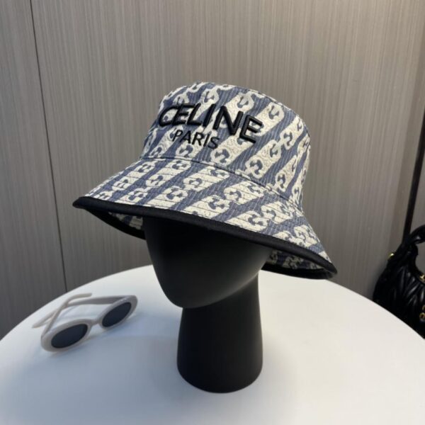 designer,replica,clothing,fake,1:1,lv,luxury,high quality CELINE new high version simple embroidered fisherman hat launched
