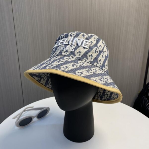 designer,replica,clothing,fake,1:1,lv,luxury,high quality CELINE new high version simple embroidered fisherman hat launched
