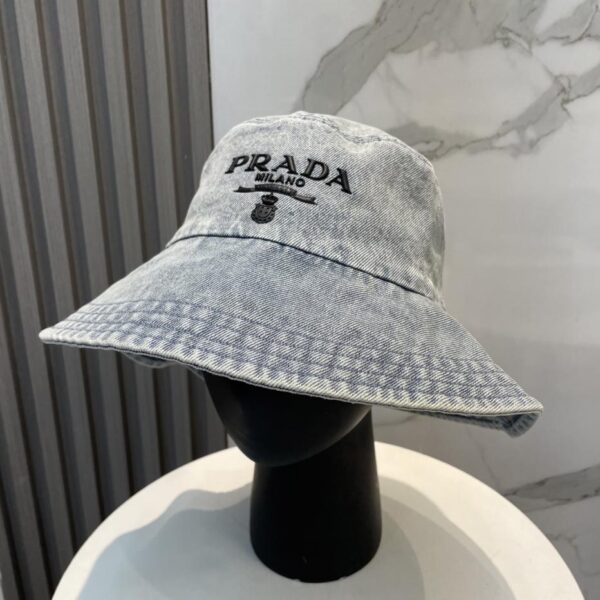 designer,replica,clothing,fake,1:1,lv,luxury,high quality PRADA new denim men’s and women’s bucket hats