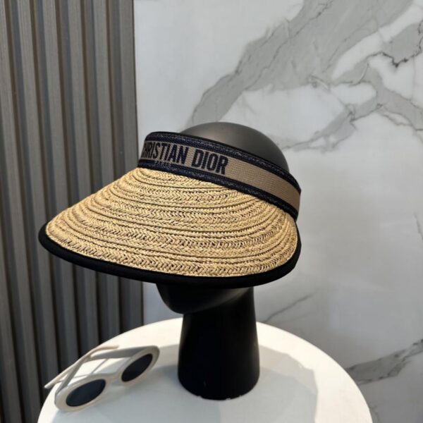 designer,replica,clothing,fake,1:1,lv,luxury,high quality DIOR new visor hollow top headband hat
