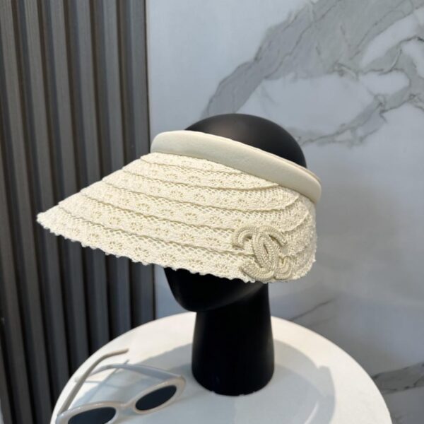 designer,replica,clothing,fake,1:1,lv,luxury,high quality Chanel’s new exclusive small fragrant sun hat hollow top headband hat