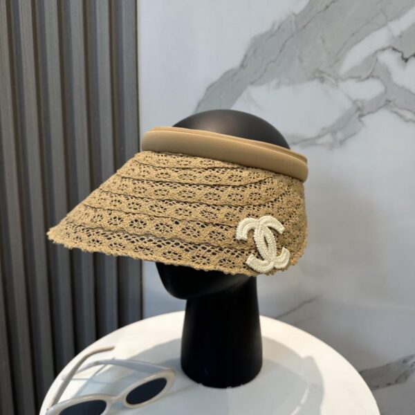 designer,replica,clothing,fake,1:1,lv,luxury,high quality Chanel’s new exclusive small fragrant sun hat hollow top headband hat