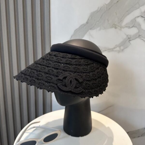 designer,replica,clothing,fake,1:1,lv,luxury,high quality Chanel’s new exclusive small fragrant sun hat hollow top headband hat