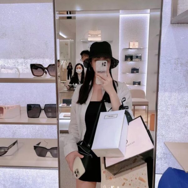 designer,replica,clothing,fake,1:1,lv,luxury,high quality Dior official website latest double-sided full-print Dior logo bucket hat
