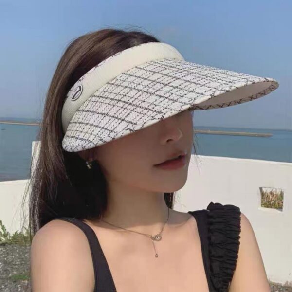 designer,replica,clothing,fake,1:1,lv,luxury,high quality Moncler sun hat women’s summer anti-UV sun hat