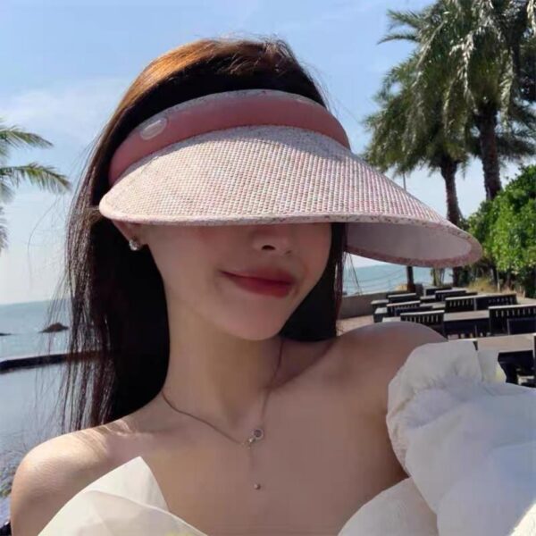 designer,replica,clothing,fake,1:1,lv,luxury,high quality Moncler sun hat women’s summer anti-UV sun hat