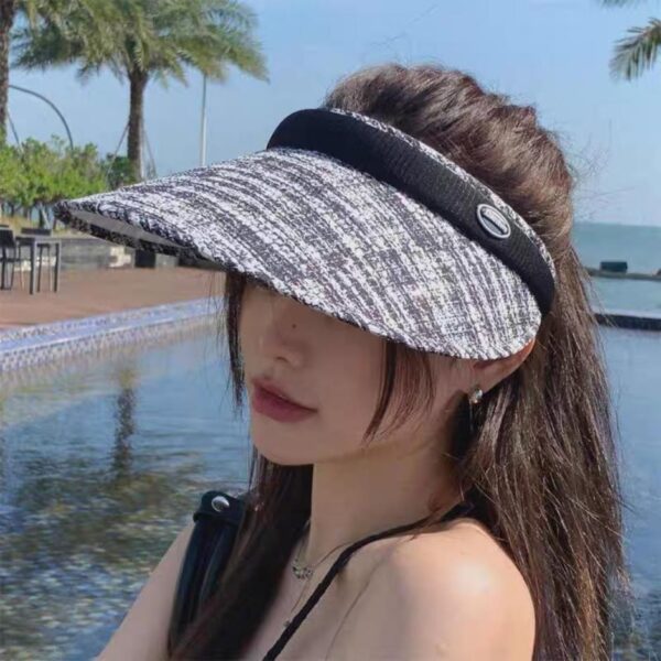 designer,replica,clothing,fake,1:1,lv,luxury,high quality Moncler sun hat women’s summer anti-UV sun hat