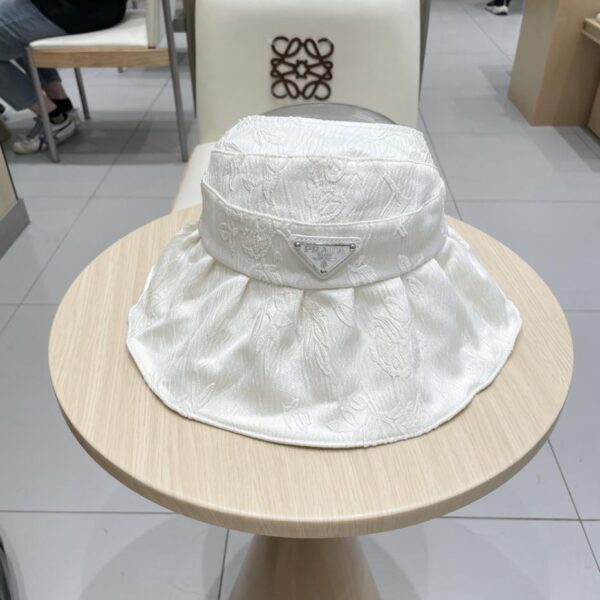 designer,replica,clothing,fake,1:1,lv,luxury,high quality PRADA fisherman hat with hollow top and large brim