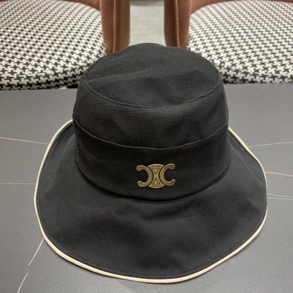 designer,replica,clothing,fake,1:1,lv,luxury,high quality CELINE new Korean style bow bucket hat