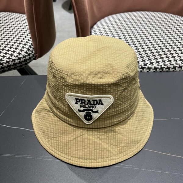 designer,replica,clothing,fake,1:1,lv,luxury,high quality Prada new drawstring bucket hat