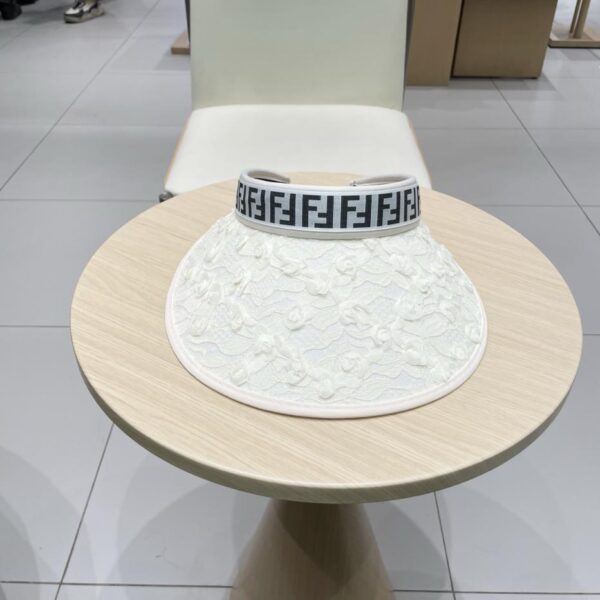 designer,replica,clothing,fake,1:1,lv,luxury,high quality FENDI spring and summer ultra-fine decorative empty top hat