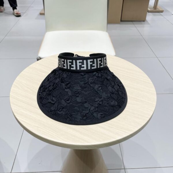 designer,replica,clothing,fake,1:1,lv,luxury,high quality FENDI spring and summer ultra-fine decorative empty top hat