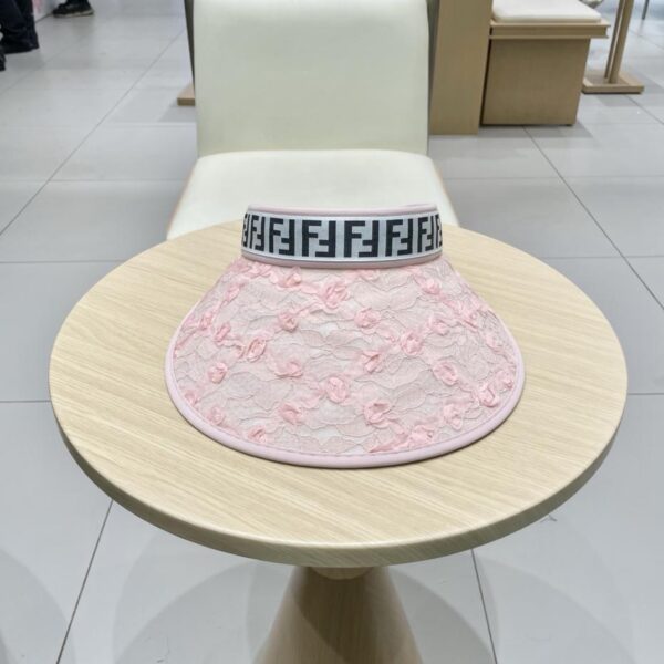 designer,replica,clothing,fake,1:1,lv,luxury,high quality FENDI spring and summer ultra-fine decorative empty top hat