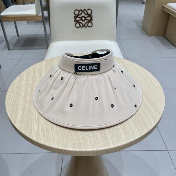 designer,replica,clothing,fake,1:1,lv,luxury,high quality CELINE spring and summer ultra-fine decorative empty top hat