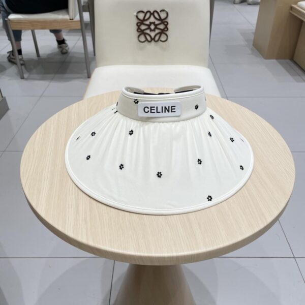 designer,replica,clothing,fake,1:1,lv,luxury,high quality CELINE spring and summer ultra-fine decorative empty top hat