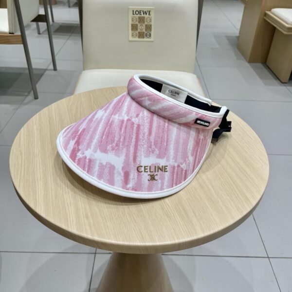 designer,replica,clothing,fake,1:1,lv,luxury,high quality Celine new lightweight headband empty top hat women’s summer bow pearl sun hat
