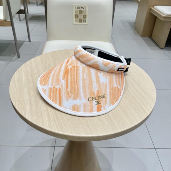 designer,replica,clothing,fake,1:1,lv,luxury,high quality Celine new lightweight headband empty top hat women’s summer bow pearl sun hat