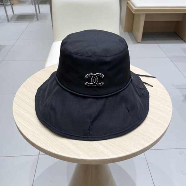 designer,replica,clothing,fake,1:1,lv,luxury,high quality Chanel quick-drying ponytail large brim anti-UV sun hat