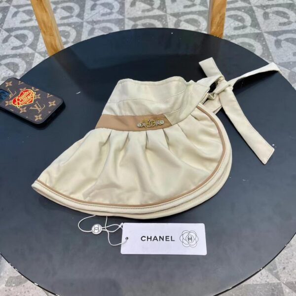 designer,replica,clothing,fake,1:1,lv,luxury,high quality CHANEL new empty top sun hat