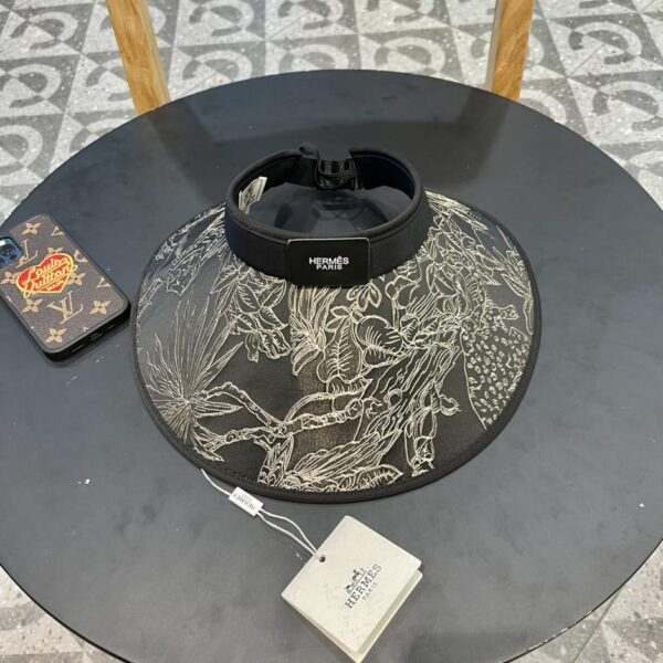 designer,replica,clothing,fake,1:1,lv,luxury,high quality Hermes Chinese style sun hat