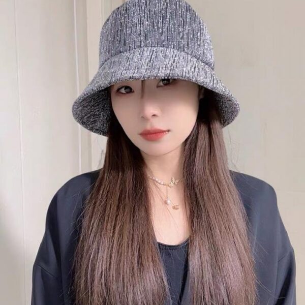 designer,replica,clothing,fake,1:1,lv,luxury,high quality Fendi spring and autumn new rhinestone bucket hat