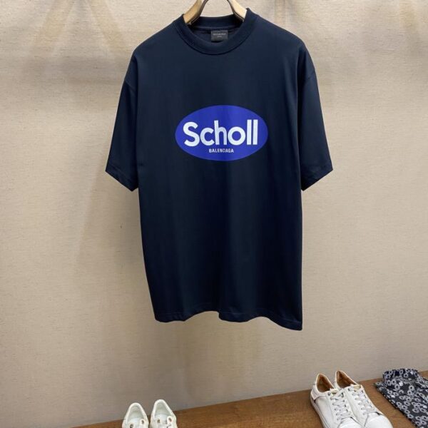 designer,replica,clothing,fake,1:1,lv,luxury,high quality Balenciaga round neck short sleeves with refreshing print