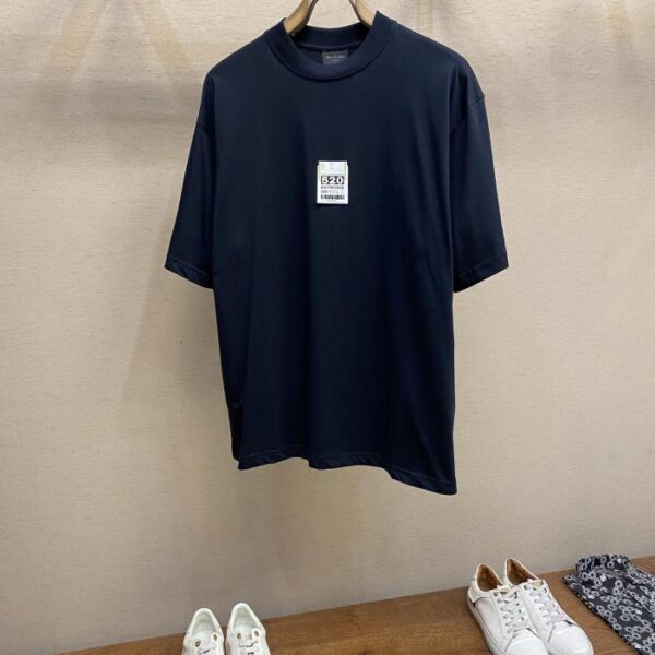 designer,replica,clothing,fake,1:1,lv,luxury,high quality Balenciaga 520 receipt sticker crew neck short sleeves