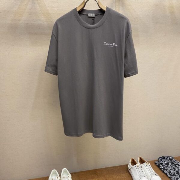 designer,replica,clothing,fake,1:1,lv,luxury,high quality Dior New Arrivals Front and Back Printed Fine Workmanship T-shirt