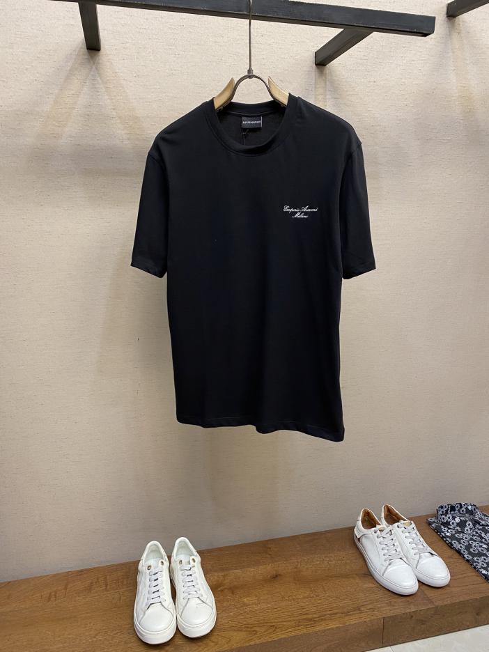 designer,replica,clothing,fake,1:1,lv,luxury,high quality EMPORIO ARMANI new letter embroidered round neck short sleeves designer,replica,clothing,fake,1:1,lv,luxury,high quality EMPORIO ARMANI new letter embroidered round neck short sleeves